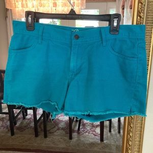 Old Navy teal DIVA shorts